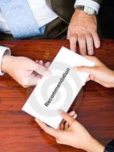 Lettre de recommandation